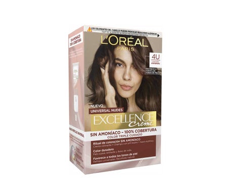 'L''Oréal Excellence Creme Universal Nudes 4U Marrón 1ud'