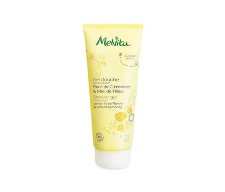 Melvita gel de ducha orgánico flor de limón y miel de tilo 200ml