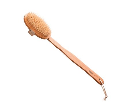 Eurostil Cepillo Baño Madera Fibra Natural 1ud