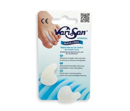 Vari+San Hydrogel Separadedos Semi Luna T-Pequeña 2uds