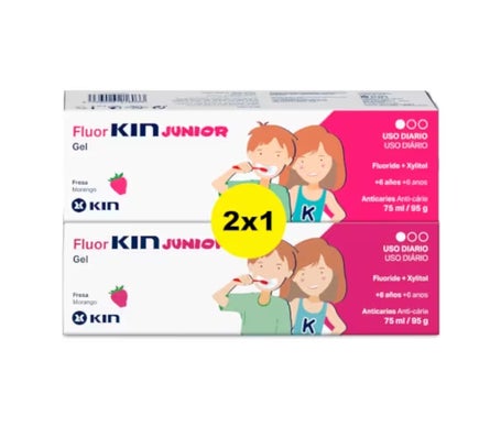 Kin Fluor Junior 75ml 2x1