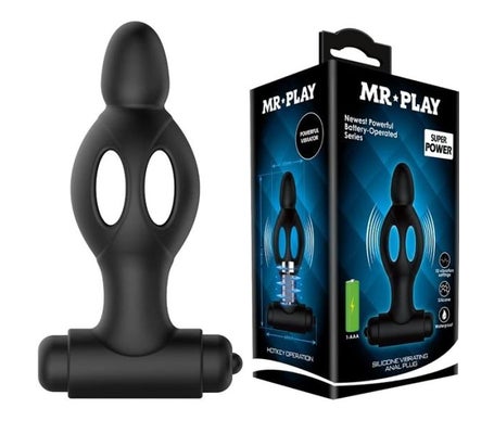 Mr. Play Plug Anal Silicona Vibración 1ud