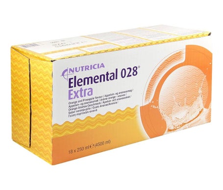Nutricia Elemental 028 Extra Naranja Piña 18x250ml | Natural Doctor