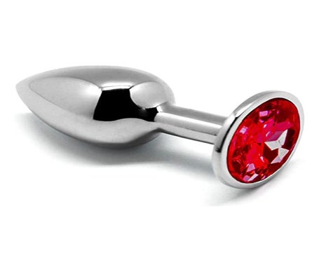 Alive Anal Pleasure Mini Plug Metal Rojo Talla L 1ud