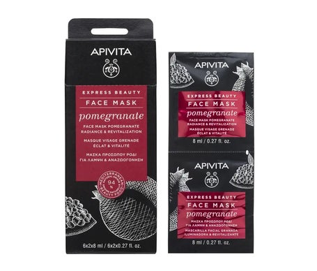 Apivita Mascarilla Express Granada 2x8ml