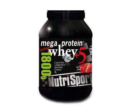 Mega Protein Nutrisport Whey 5 - Fresa + 900 g.