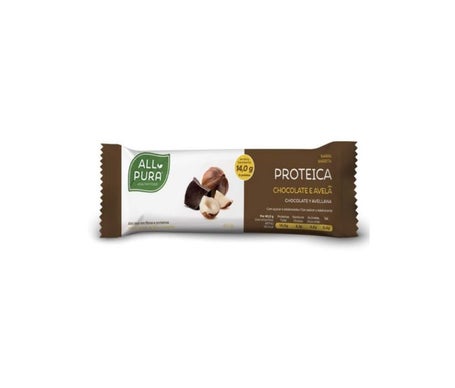 All Pura Barrita Proteica Chocolate y Avellana 40g
