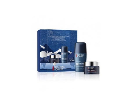 Biotherm Pack Force Suprême Youth Architect Crema 50ml + Gel Limpiador Pieles Normales + Sensitive Force Espuma de Afeitar Calmante y Anti-irritaciones 40ml