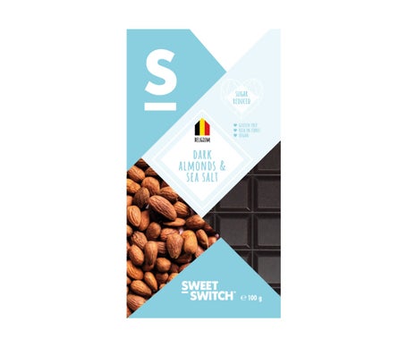 Sweet Switch Dark Chocolate Almond & Sea Salt Bio 100g
