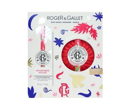 Roger & Gallet Set Gingembre Rouge Agua Perfumada + Jabón