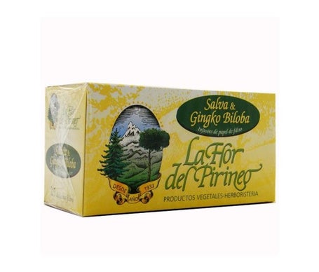 La Flor del Pirineo Salvia Ginko Biloba Infusión 25uds