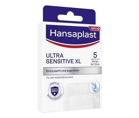 Hansaplast Ultra Sensitive XL Apósitos 5x7,2cm 5uds