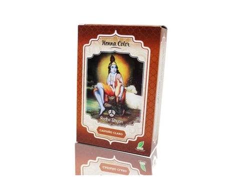 Radhe Shyam Henna Castaño Claro Polvo 100g