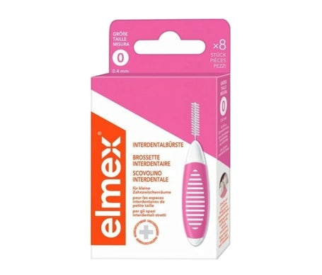 Elmex Interdental brushes size 0 0,4 mm pink (8 pcs) - Higiene bucal