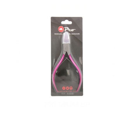 Albi Alicate Uñas Mano Pro Fucsia 10cm 1ud