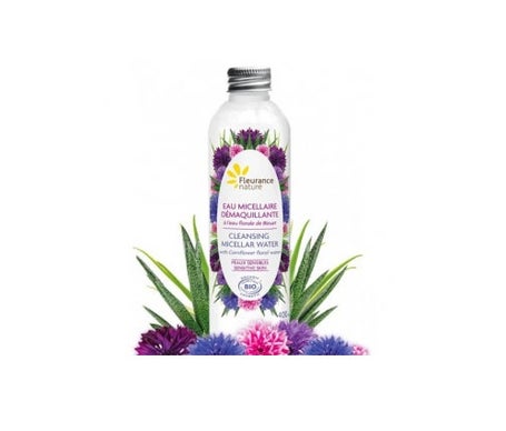 Fleurance Nature Agua micelar desmaquillante Bio con Aciano 400 ml