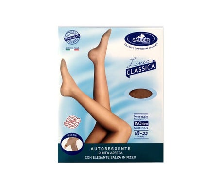 Sauber Classica Media Open Toe 140 Neutro Beige 4 1 Par