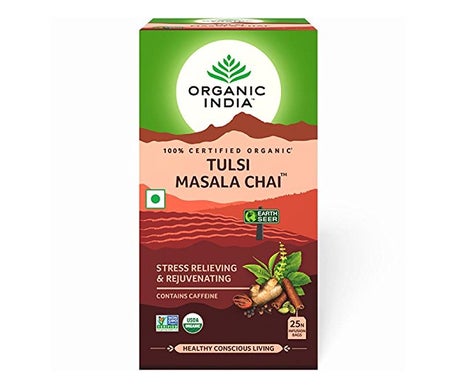 Organic India Bolsas de Té Tulsi Masala Chai 25uds