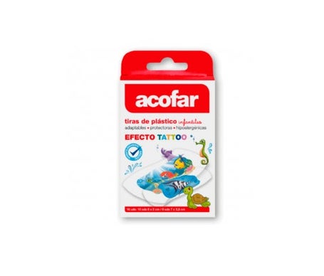 Acofar Tiritas infantiles Tattoo Ocean 16uds