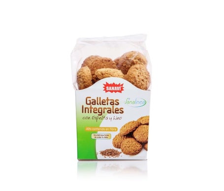 Sanavi Galletas Integrales con Espelta y Lino Bio 200g