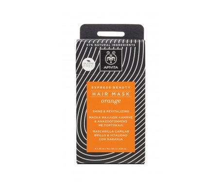 Apivita Mascarilla Capilar Brillo y Vitalidad con Naranja 20ml