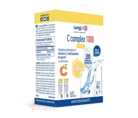 Longlife C Complex 1000 Efervescente 20comp