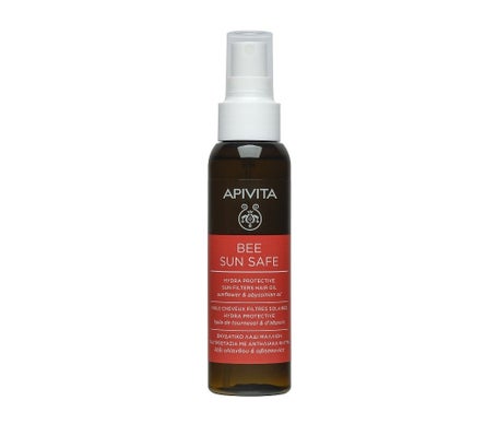 Apivita Bee Sun Safe Hair Oil Hydra Protect 100ml - Protectores solares