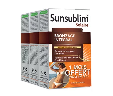 Nutreov Sunsublim Solaire Bronzage Intégral 3x30caps