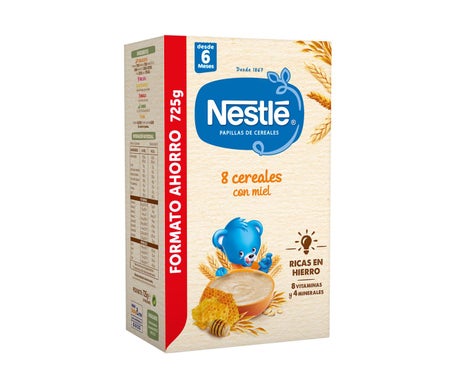 Nestlé Papillas 8 Cereales con Miel725g