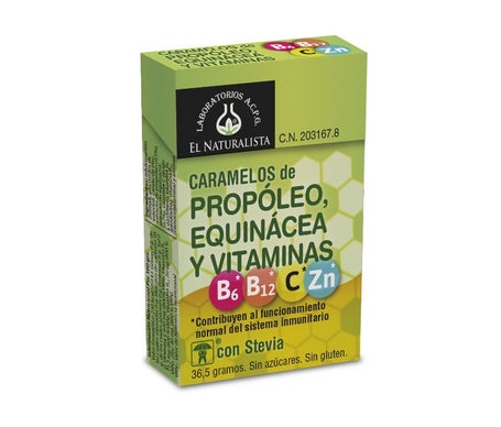 El Naturalista Caramelos de Propóleo, Equinácea y Vitaminas 36,5g