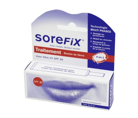 Sorefix Crema Labial Tratamiento Herpes 6ml
