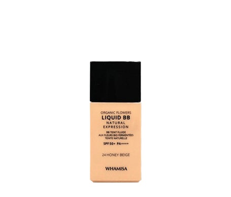 Whamisa Organic Flowers Liquid BB Cream SPF50 24 Honey Beige 30ml