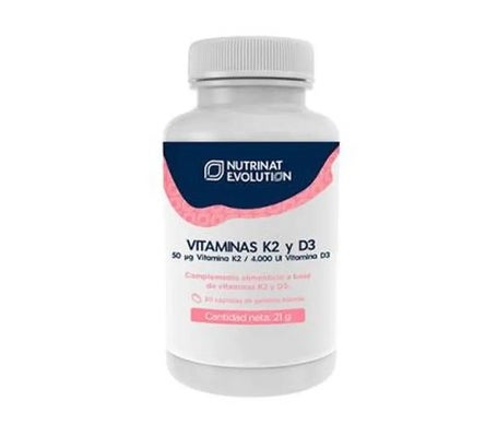 Nutrinat Vitaminas K2 Y D3 30Caps