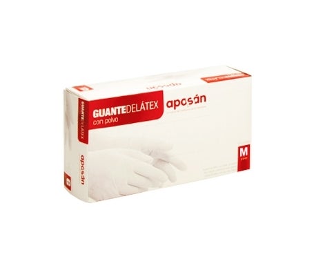 Aposan Guantes Latex Talla M 50uds