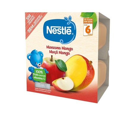 Nestle Pack Puré Manzana Mango Bio 4x100g