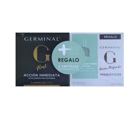 Germinal Flash Accion Inmediata 5 Ampollas X 1.5ml + Regalo 5 Am