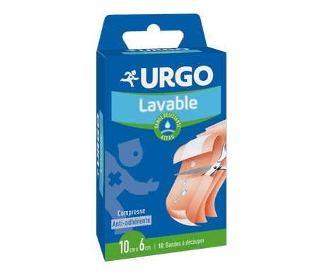 Urgo Lavable 10 Bandes à Découper 10x6cm