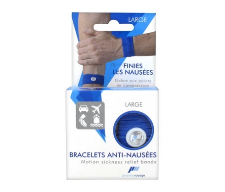 Pharmavoyage Anti-Nail Brazaletes Azul Grande