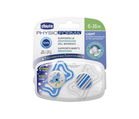 Chicco Kit Chupete Physioforma Light Lumi 6-16M 1ud