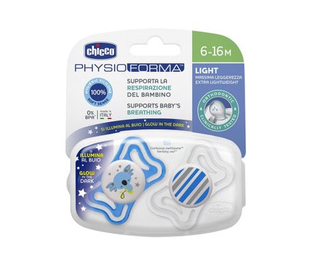 Chicco Kit Chupete Physioforma Light Lumi 6-16 M 1 ud