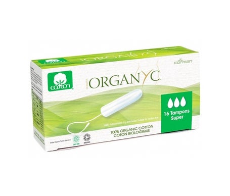 Organyc Tampón Súper sin Aplicador 16uds