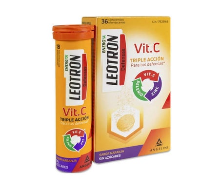Leotron Vitamina C 36comp efervescentes
