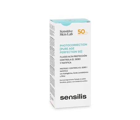 Sensilis Photocorrection [Pure Age Perfection 50] Fluido Seborregulador Matificante SPF50+ 40ml