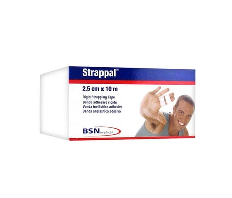 Cinta Adhesiva Hipoalergénica Strappal 10 Mx2,5 cm