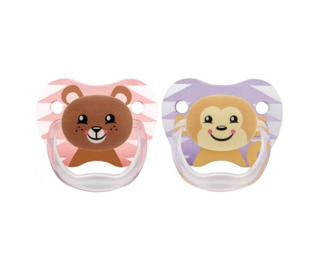 Dr Brown Prevent Animal Faces T6-18M 2uds