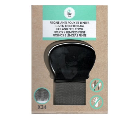 Plic Peigne Anti-Poux Care Metal 1ud