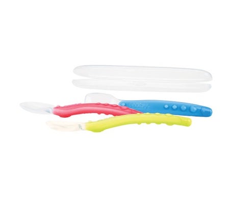 Nuby Cuchara Silicona +3M 1ud