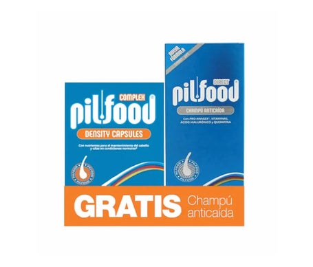 Pilfood Pack Density 60caps + Champu Anticaida 200 ml