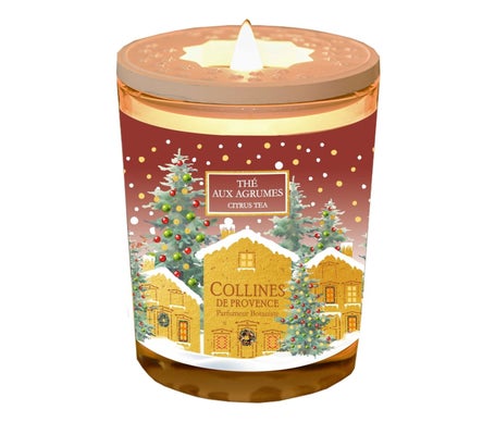 Collines de Provence Vela de Navidad Té Cítrico 180g