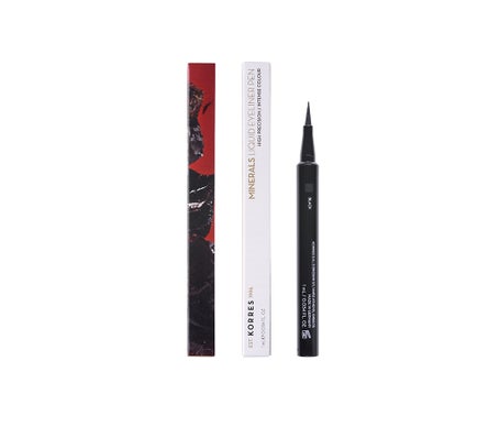 Korres Minerals Lápiz de Ojos Líquido Negro 1ml